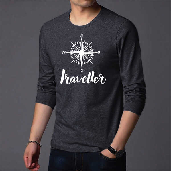 Men's Full Sleeve Printed T-Shirt