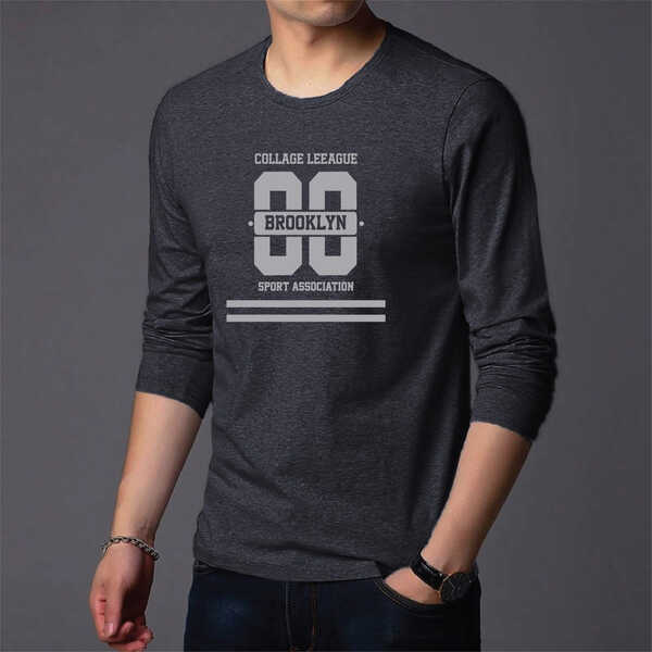 Men's Full Sleeve Printed T-Shirt