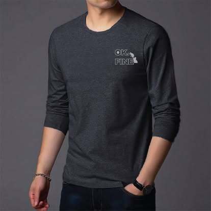 Men's Full Sleeve Printed T-Shirt