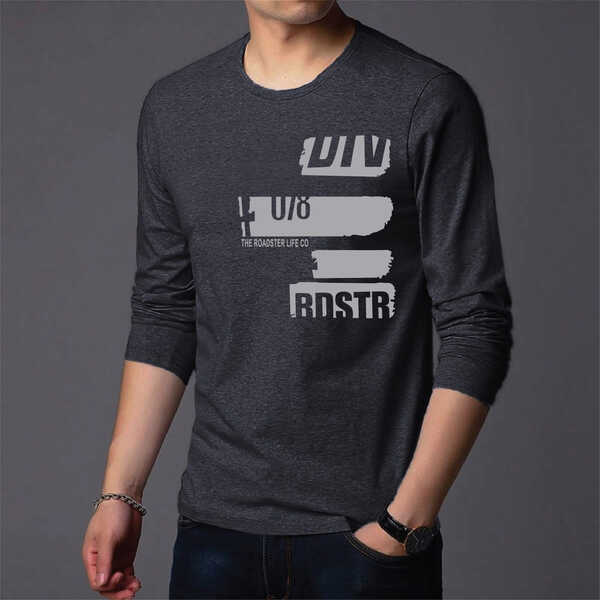 Men's Full Sleeve Printed T-Shirt