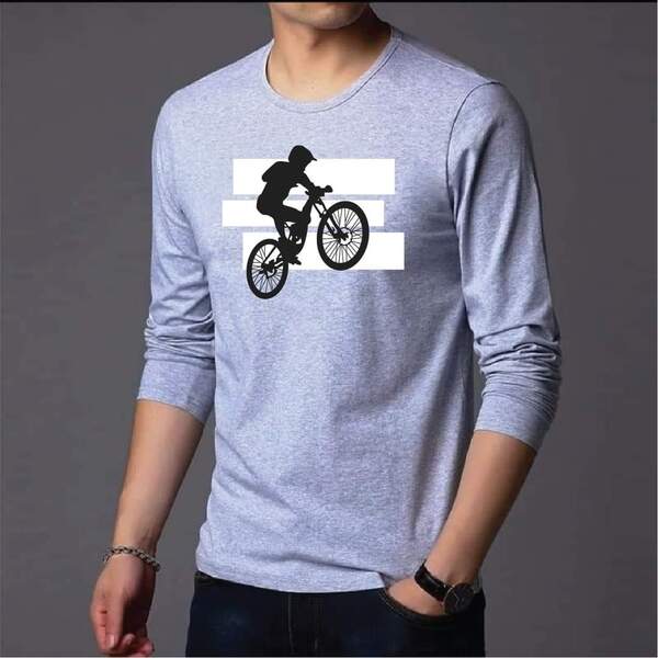 Men's Full Sleeve Printed T-Shirt