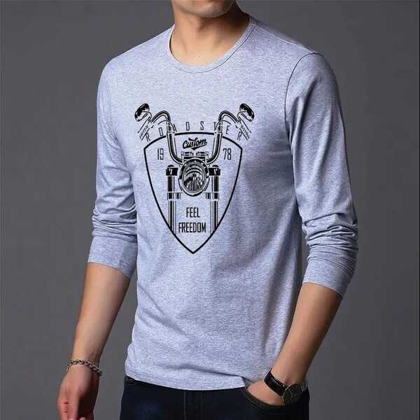 Men's Full Sleeve Printed T-Shirt