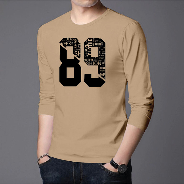 Men's Full Sleeve Printed T-Shirt
