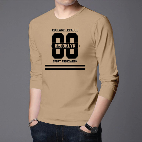 Men's Full Sleeve Printed T-Shirt