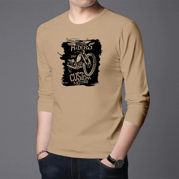 Men's Full Sleeve Printed T-Shirt