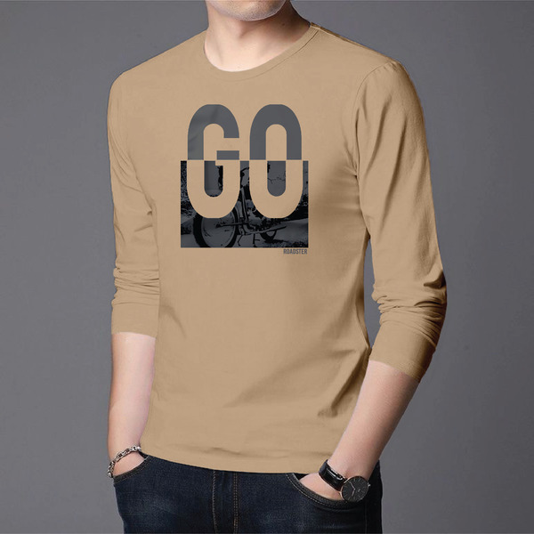 Men's Full Sleeve Printed T-Shirt