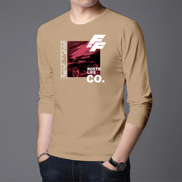 Men's Full Sleeve Printed T-Shirt