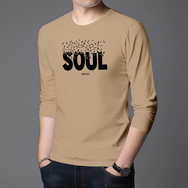 Men's Full Sleeve Printed T-Shirt