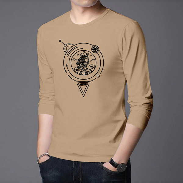 Men's Full Sleeve Printed T-Shirt