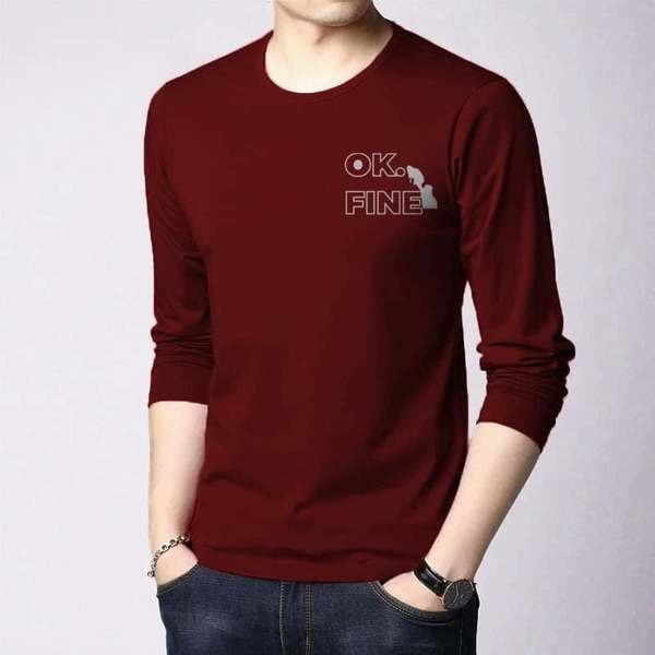 Men's Full Sleeve Printed T-Shirt