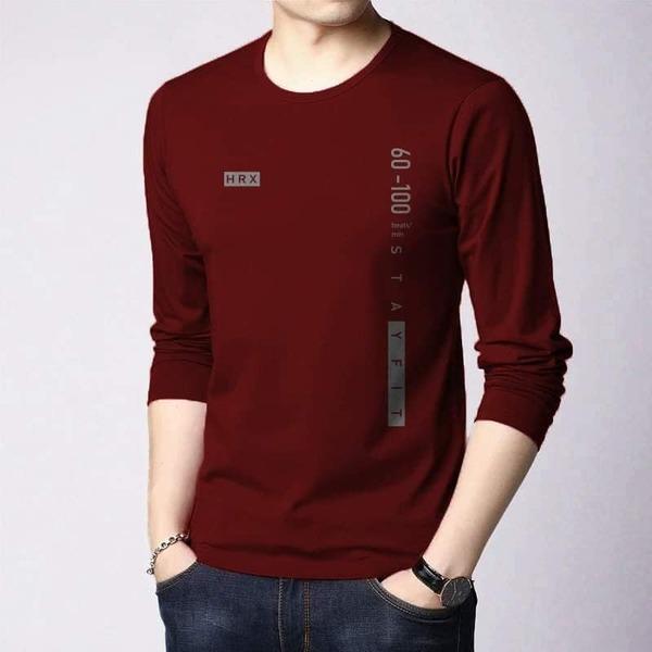 Men's Full Sleeve Printed T-Shirt