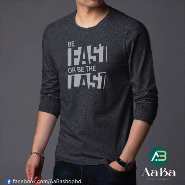 Men's Full Sleeve Printed T-Shirt