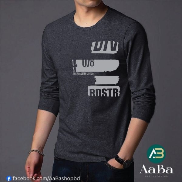 Men's Full Sleeve Printed T-Shirt