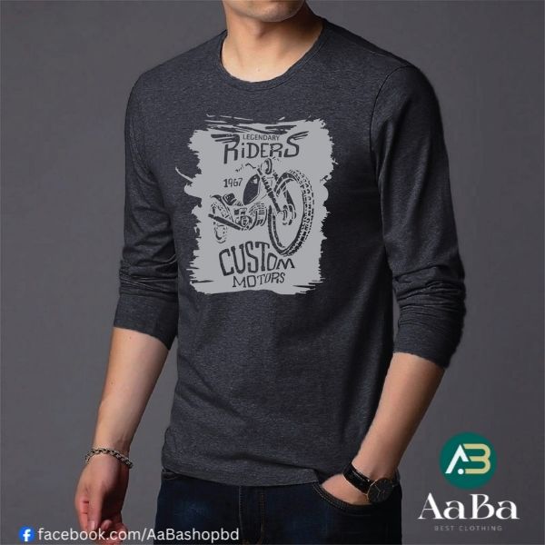 Men's Full Sleeve Printed T-Shirt
