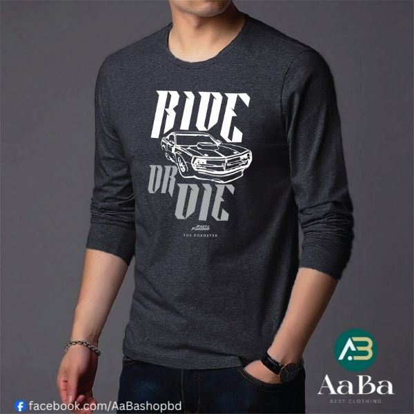 Men's Full Sleeve Printed T-Shirt