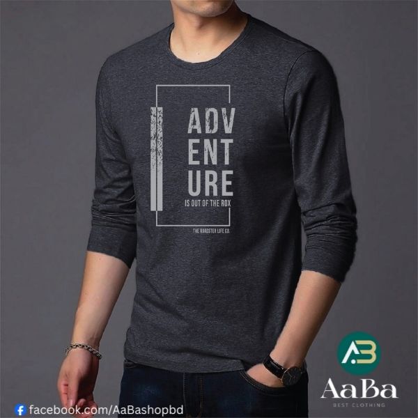 Men's Full Sleeve Printed T-Shirt