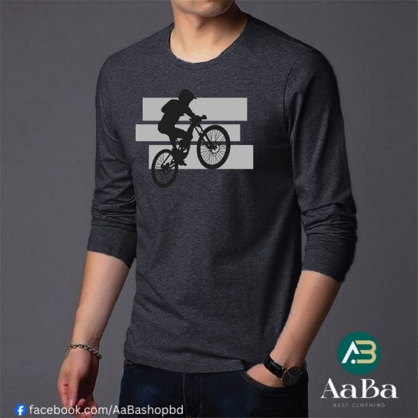 Men's Full Sleeve Printed T-Shirt