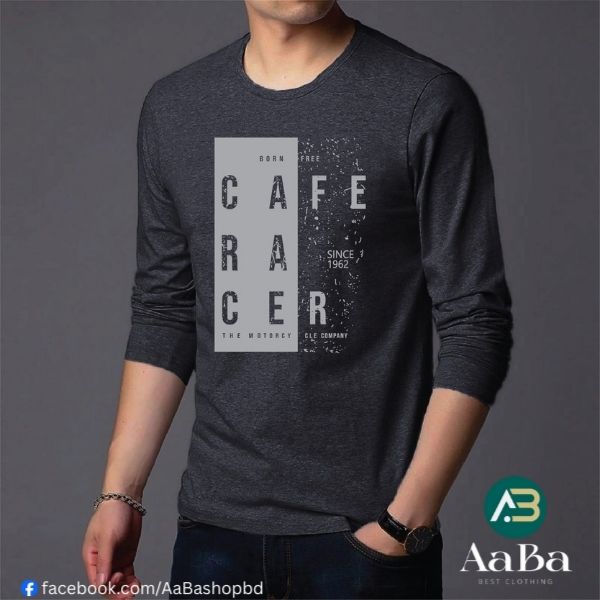 Men's Full Sleeve Printed T-Shirt