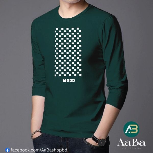 Men's Full Sleeve Printed T-Shirt