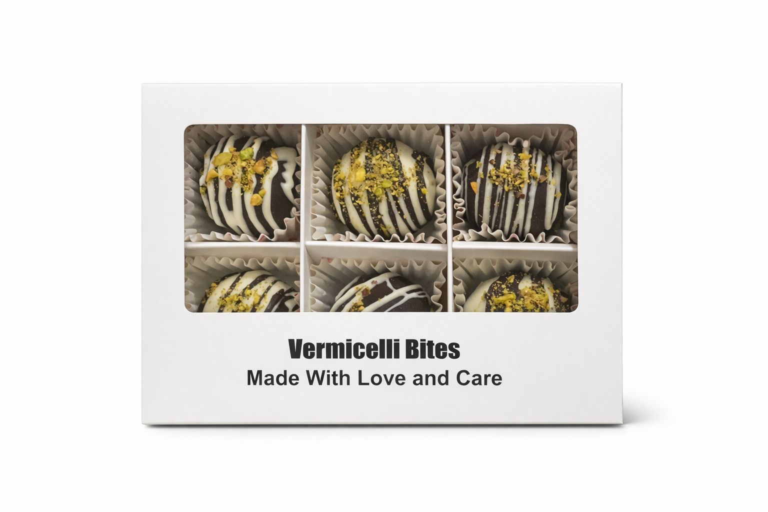  Chocolate Vermicelli Bite 6 piece mini box