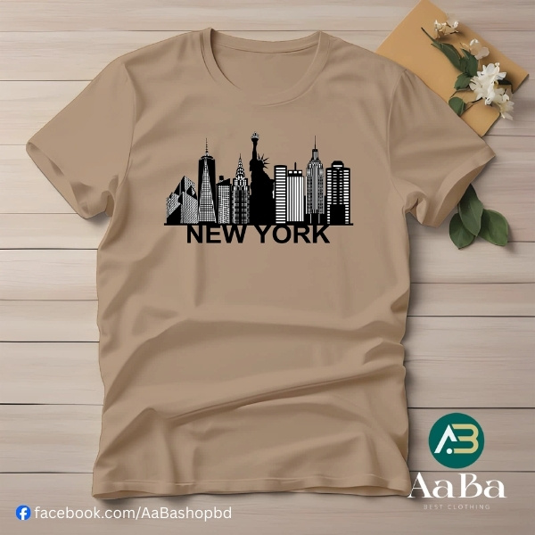 New York Half Sleeve T-Shirt