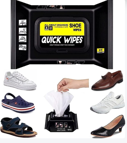Shoe Quick Wipes (80 pcs In 1 Packet)