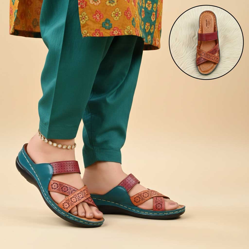 Nirapod Leather Doctor Sandal। Most Soft and Comfort। Relief foot pain and heel pain। 100% Genuine Leather Guaranteed ।