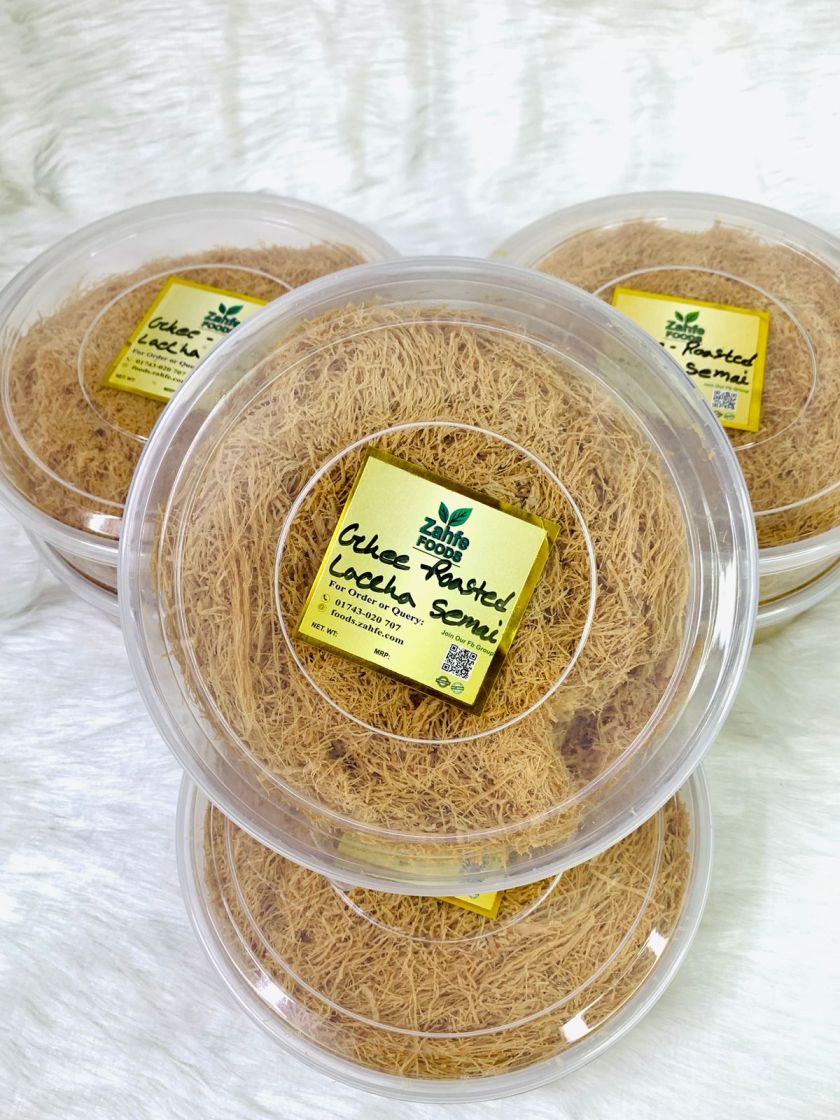 ঘীয়ে ভাজা জাফরানি লাচ্ছা সেমাই  