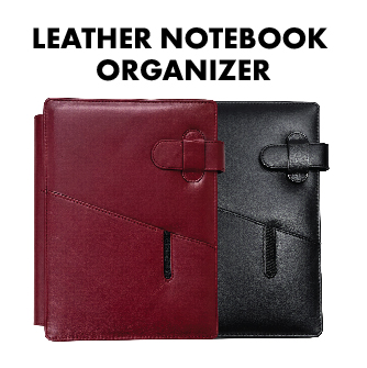 Leather Notebook Organizer