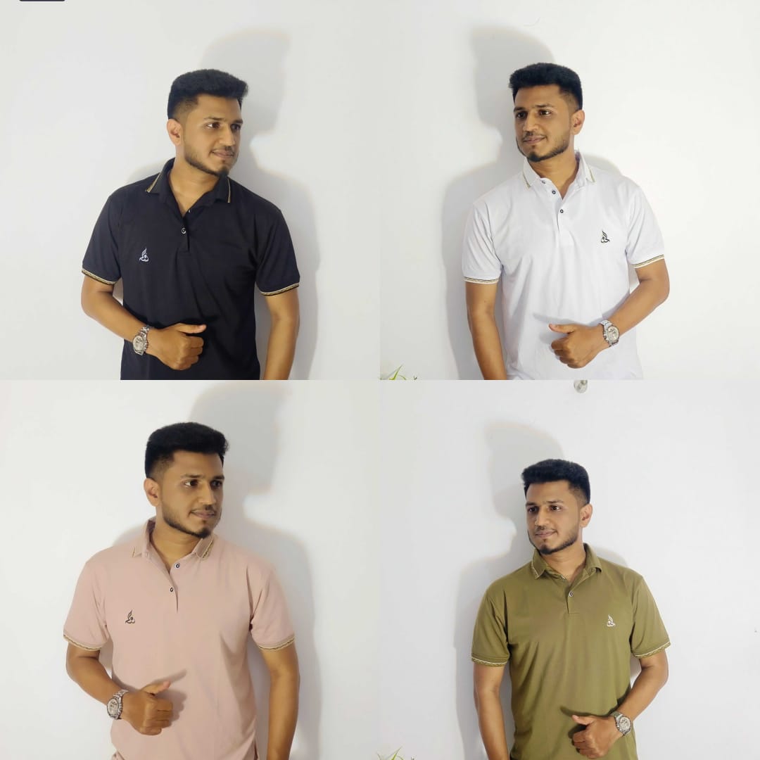 Men's Premium Polo T-Shirt 4PCS COMBO