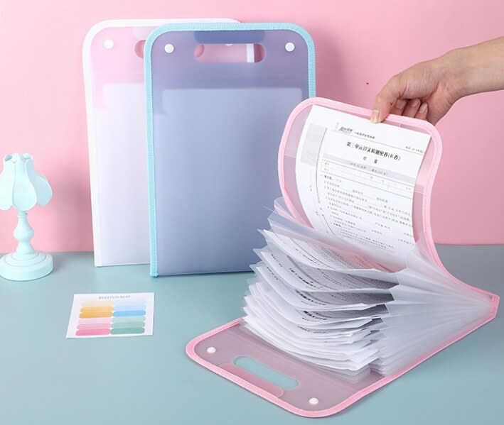 Portable 13 Layer Document Organizer Bag