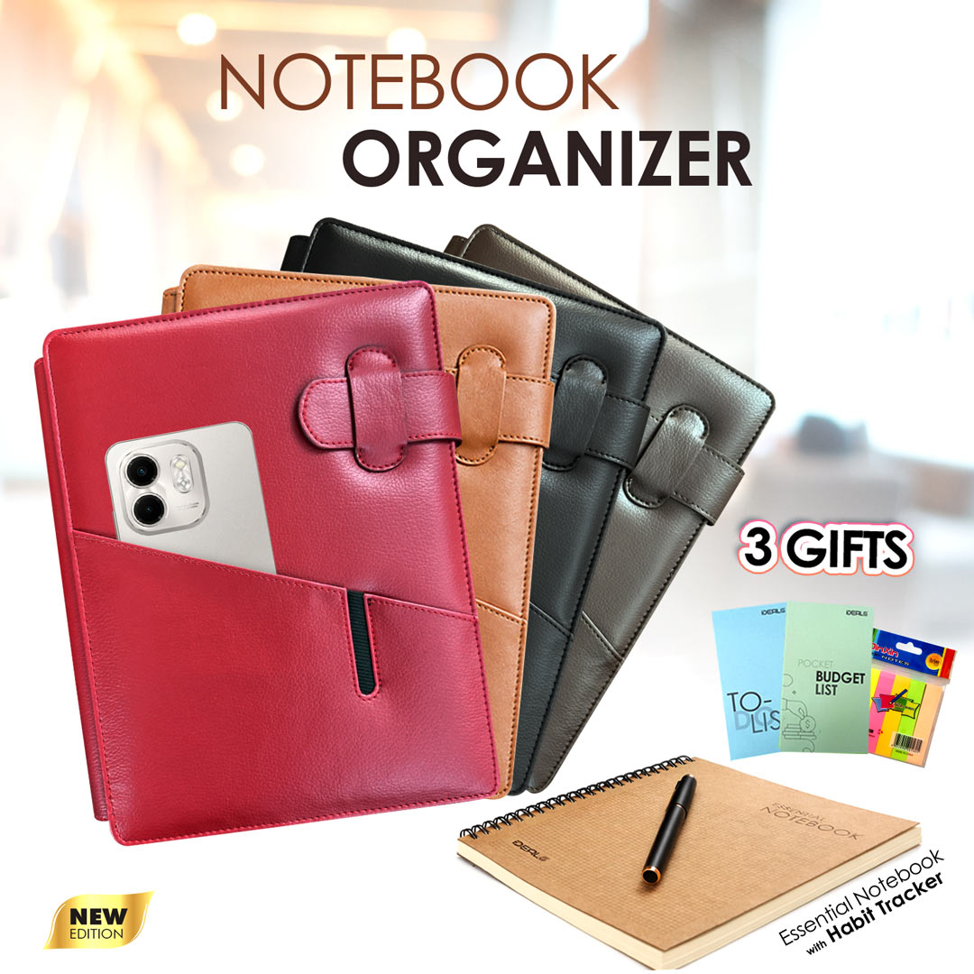 Professional Notebook Organizer  with Free Gift