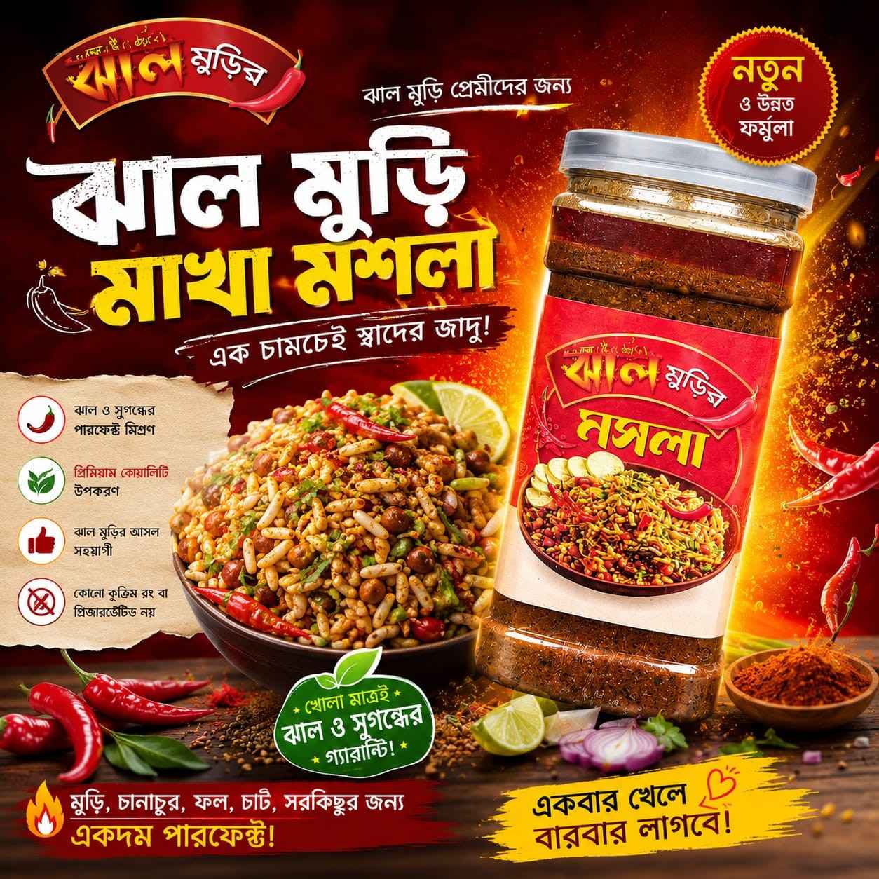 ঝাল মুড়ির মশলা