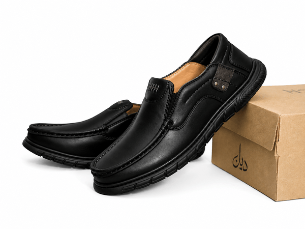 Premium Grain Leather Casual Shoes