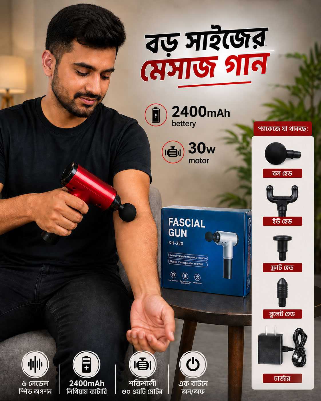  থেরাপি দুই বছর গ্যারান্টি সহ 