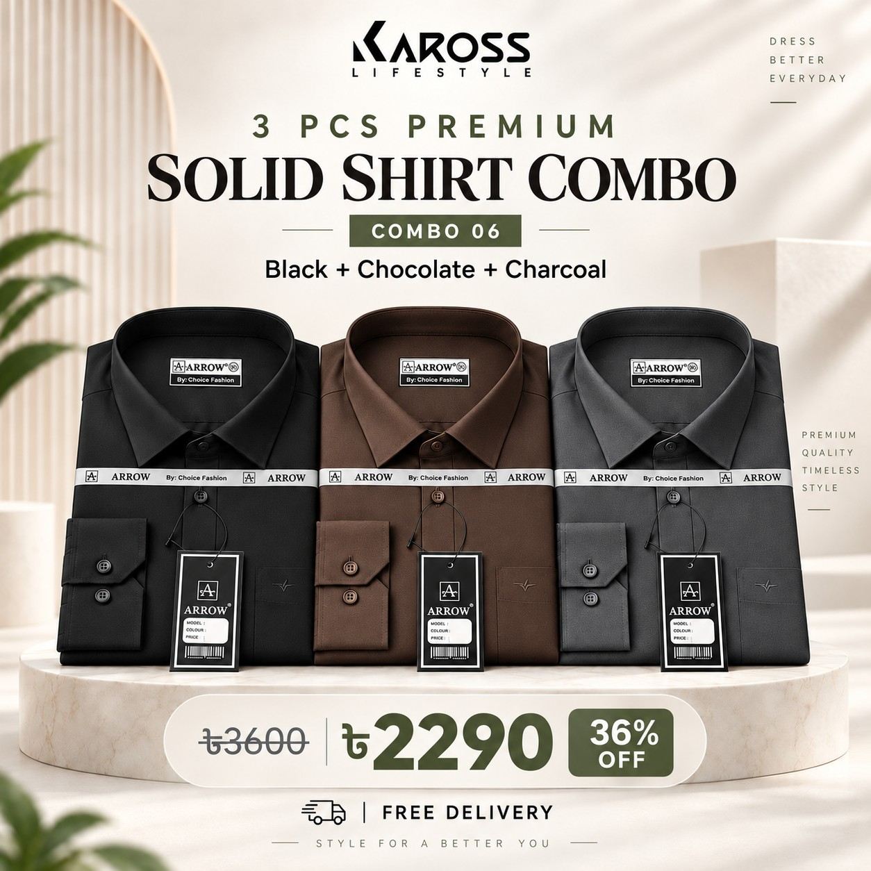 BLACK,CHOCOLATE & CHARCOAL