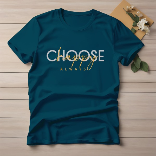 Half Sleeve Cotton Print T-shirt